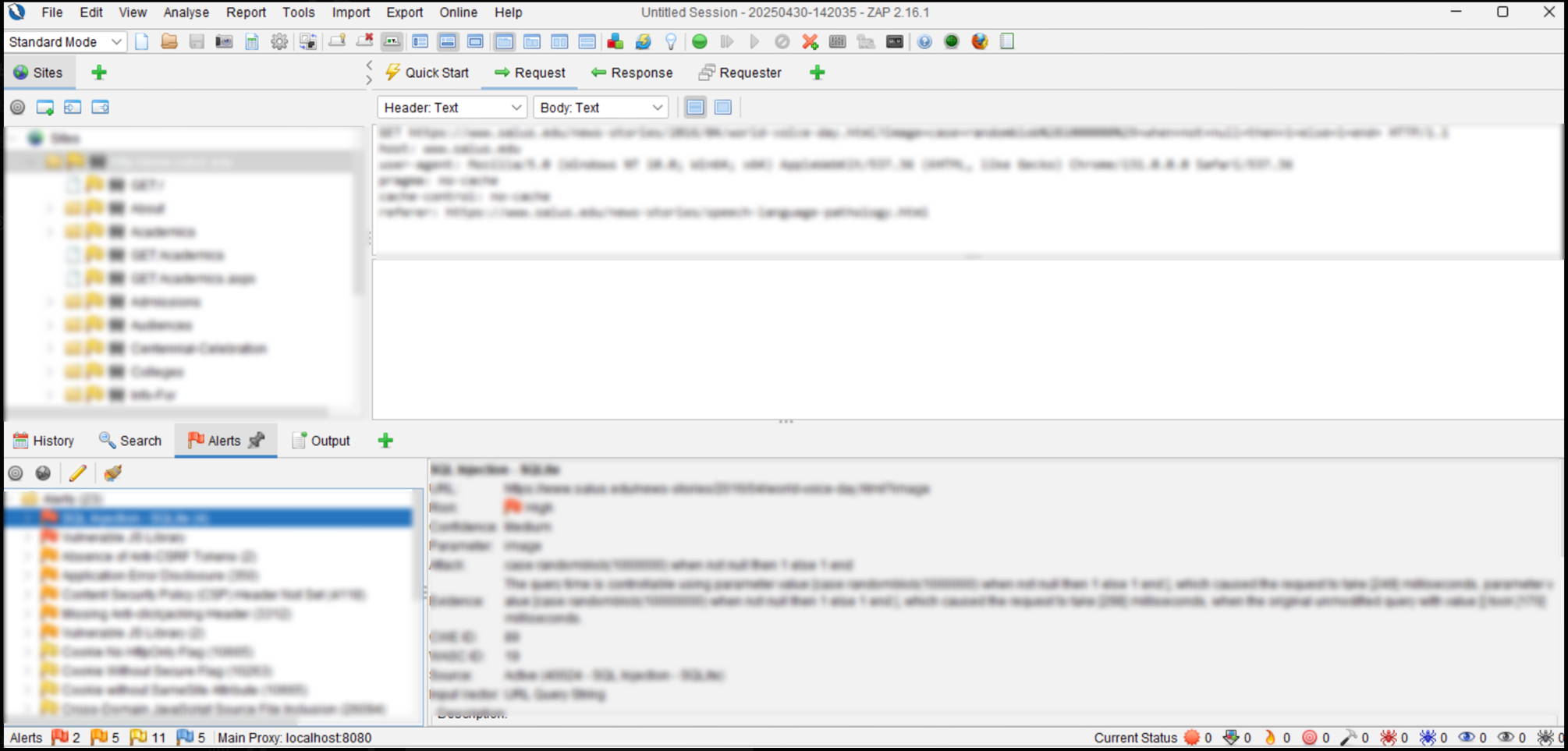 Pen testing Salus at Drexel University screenshot 3