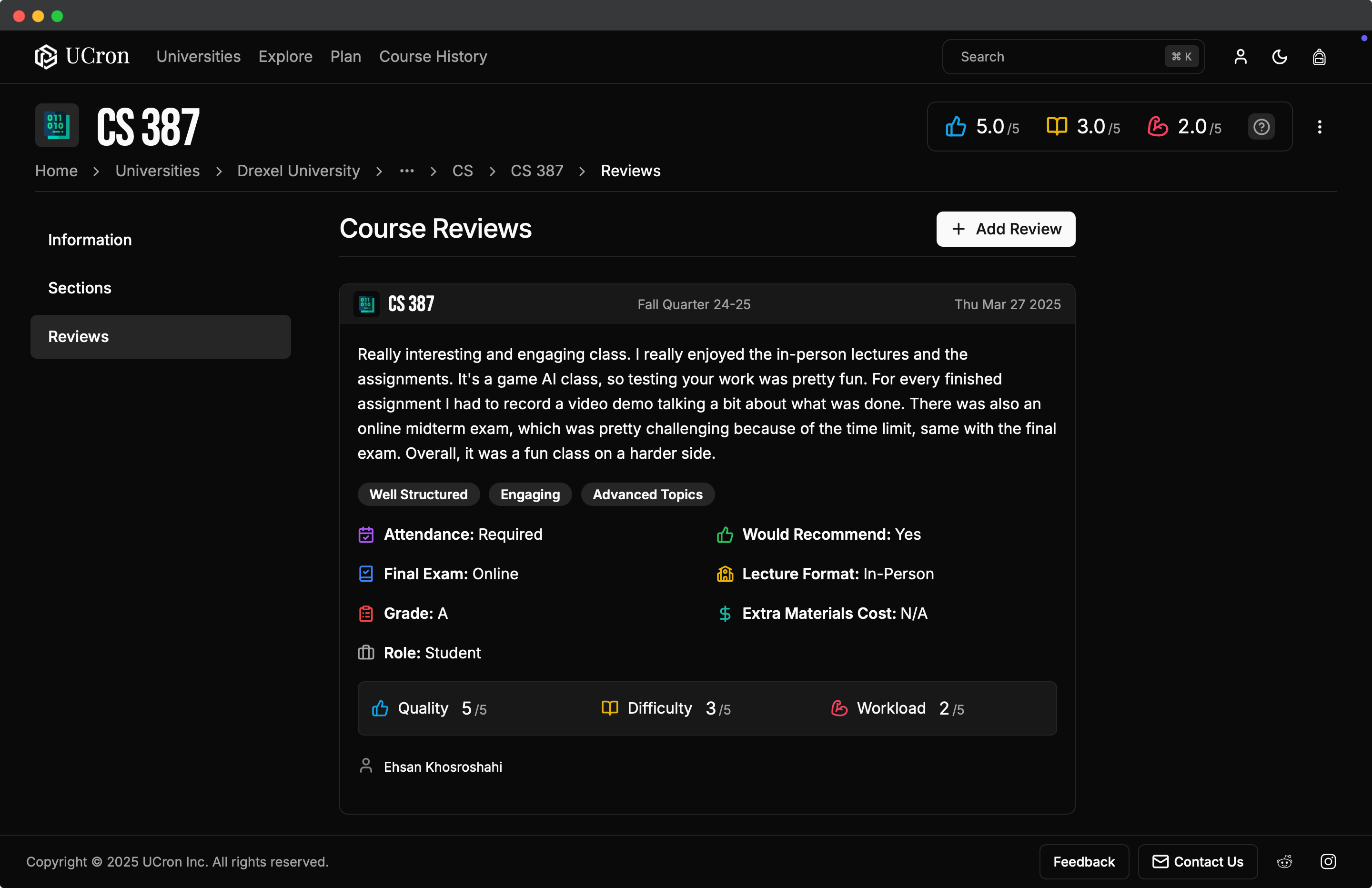 UCron screenshot 1