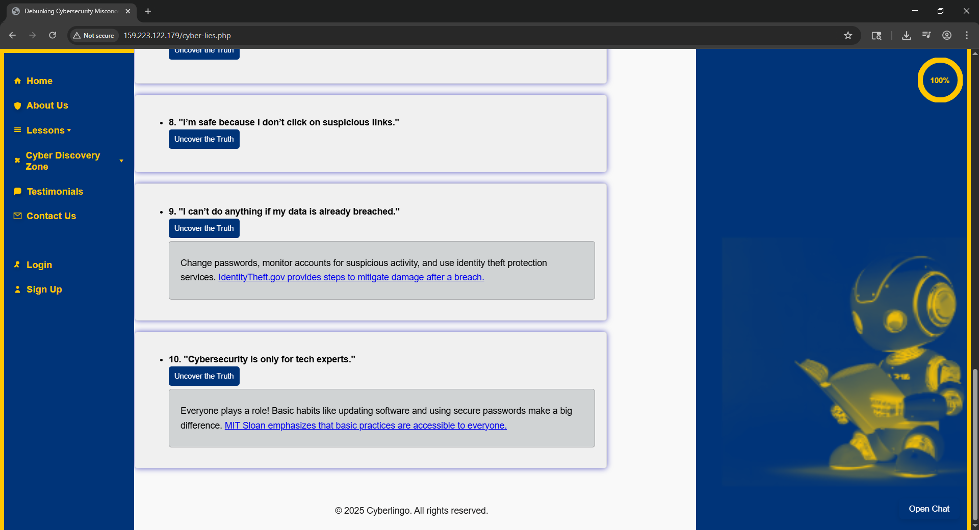 Cyberlingo screenshot 1