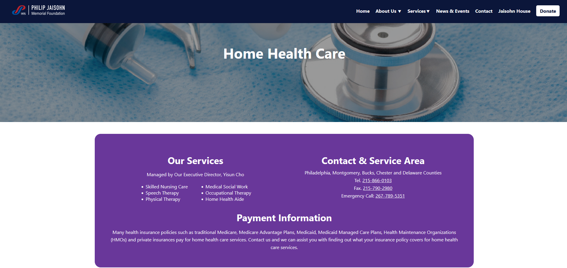 Jaisohn Foundation Digital Innovation Team screenshot 4