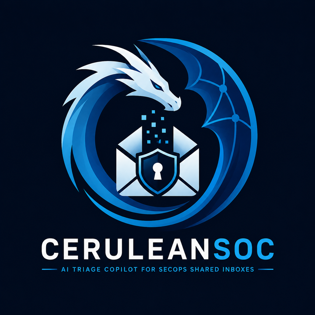 CeruleanSOC: AI Triage Copilot for SecOps Shared Inboxes logo