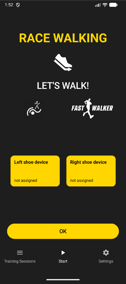 Race Walking Loss of Contact Chip Android App screenshot 2